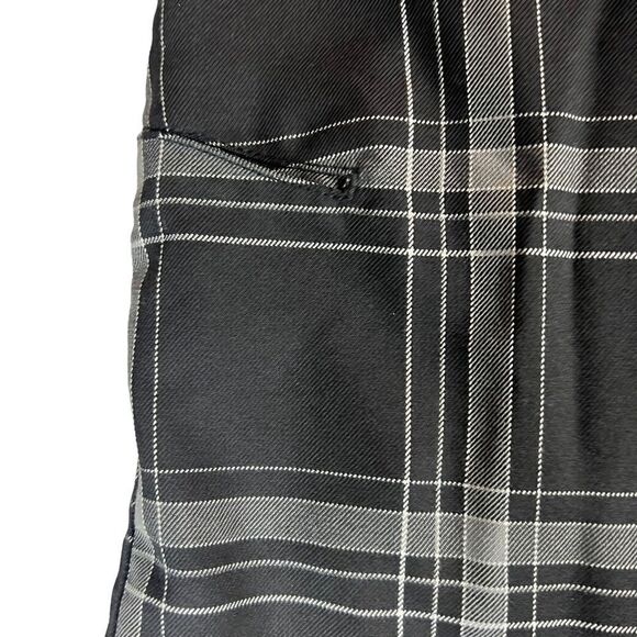 Quicksilver Plaid Print Embroidered Logo Bermuda Shorts Size 32 - Picture 6 of 12